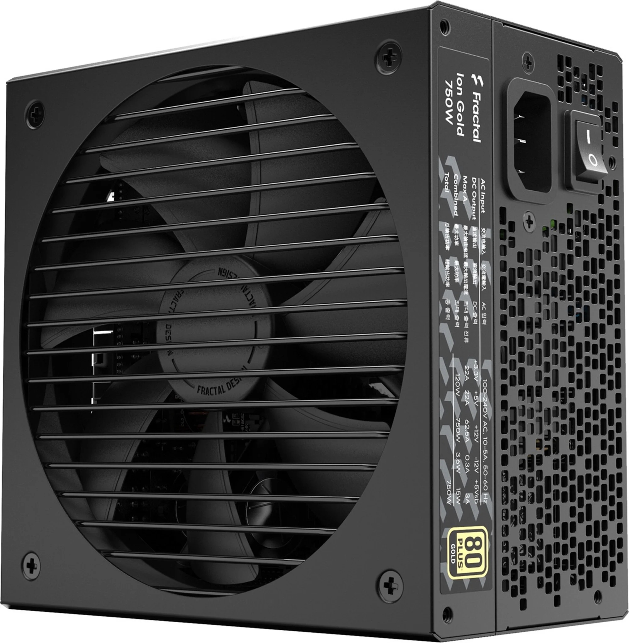 Fractal Design ION Gold 750W – pilnai modulinis 750W maitinimo blokas